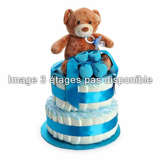 gâteau de couches, turquoise, cadeau de naissance, par creatifpassion